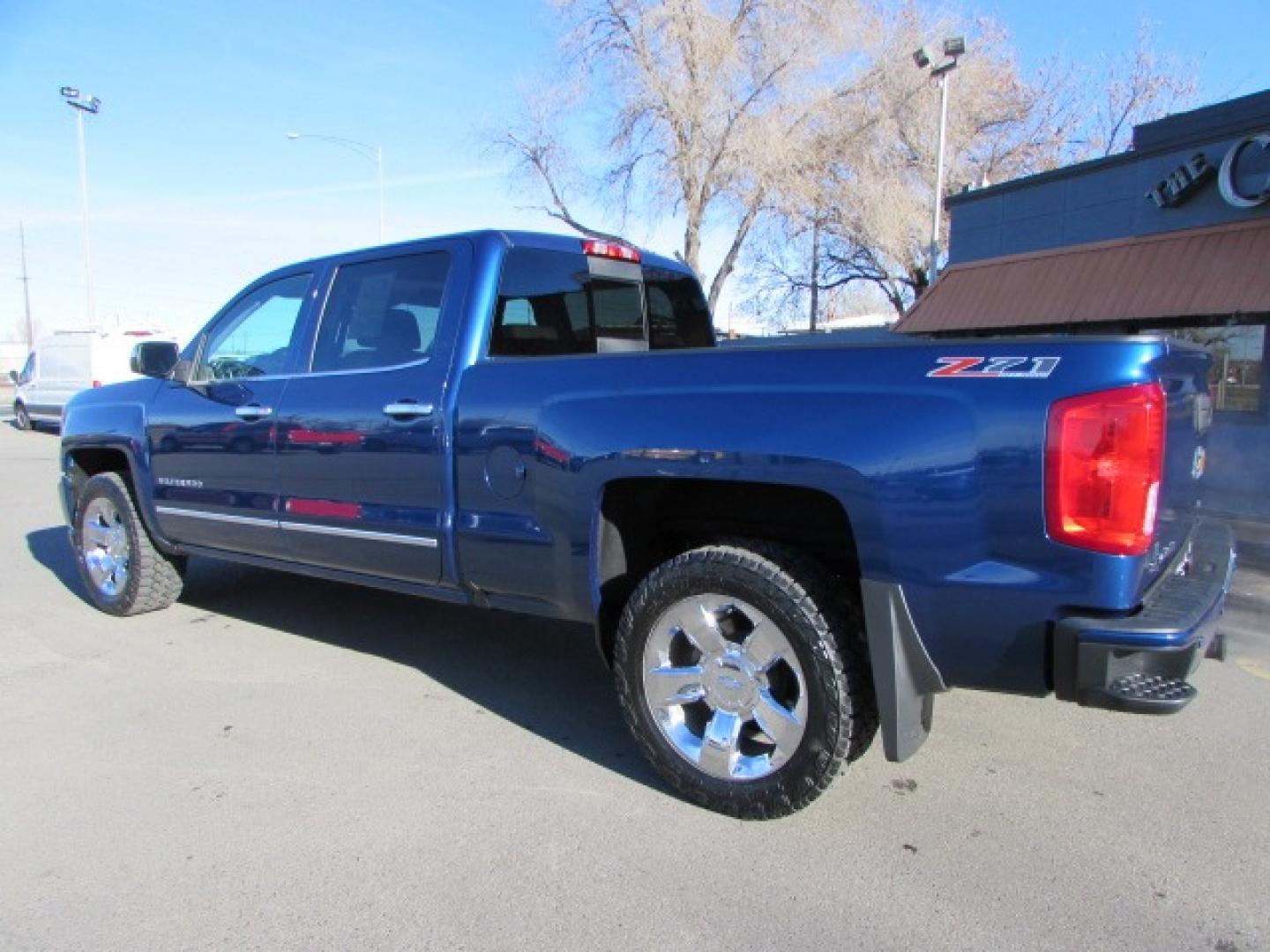 2017 Deep Ocean Blue Metallic /Gray Leather Chevrolet Silverado 1500 LTZ Z71 (3GCUKSEJ7HG) with an 6.2L Ecotec3 gasoline engine, 8 speed automatic transmission, located at 4562 State Avenue, Billings, MT, 59101, (406) 896-9833, 45.769516, -108.526772 - Photo#1